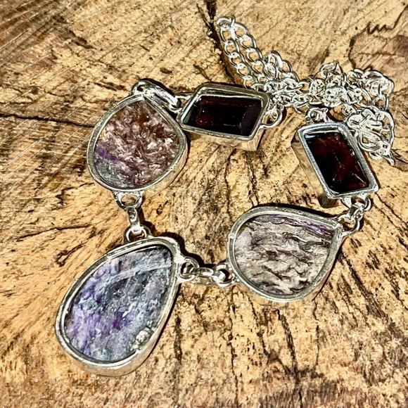 Deep Purple Charoite Necklace - Picture 8 of 11